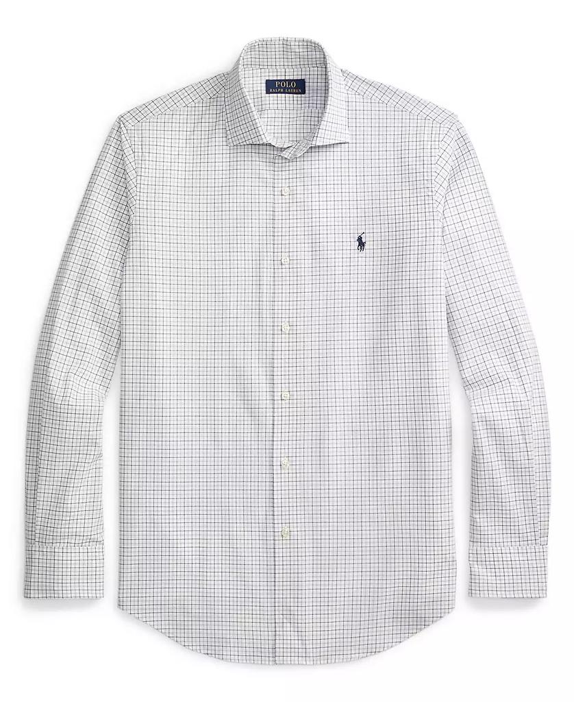 Men's Classic-Fit Plaid Stretch Poplin Shirt - Luna BR wear co.