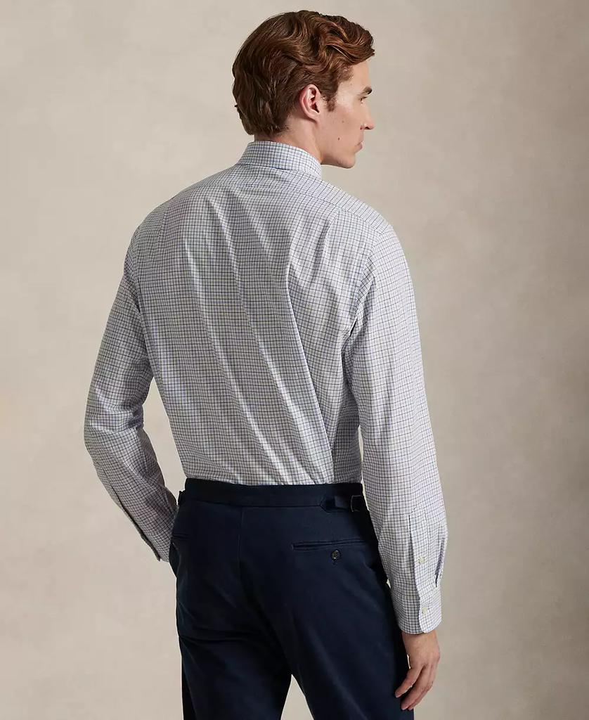 Men's Classic-Fit Plaid Stretch Poplin Shirt - Luna BR wear co.