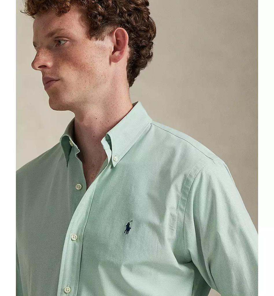 Men's Classic-Fit Plaid Stretch Poplin Shirt - Luna BR wear co.