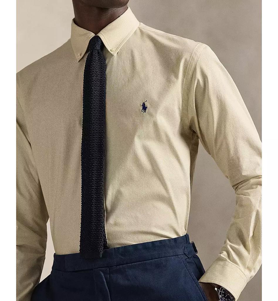 Men's Classic-Fit Plaid Stretch Poplin Shirt - Luna BR wear co.