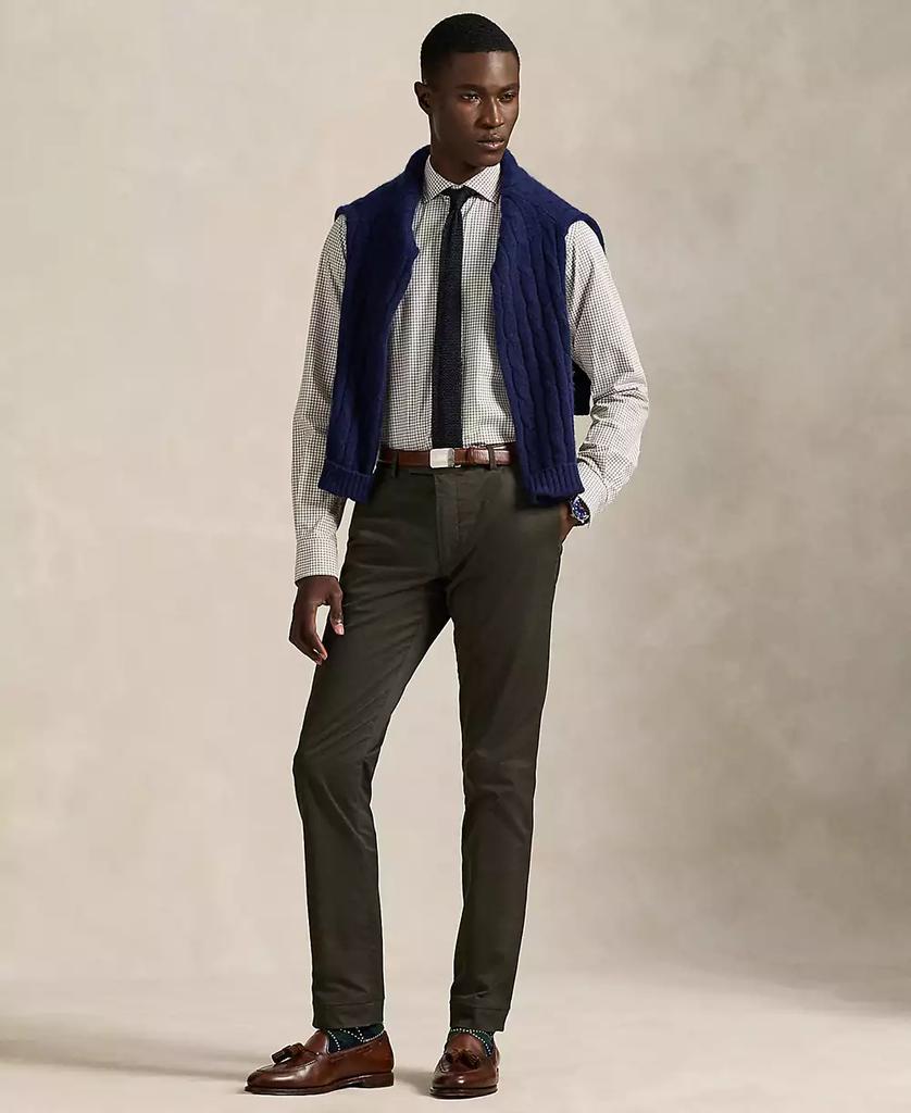 Men's Classic-Fit Plaid Stretch Poplin Shirt - Luna BR wear co.
