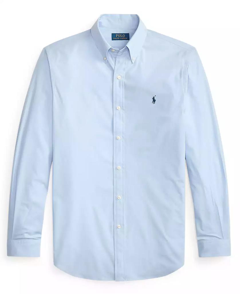 Men's Classic-Fit Plaid Stretch Poplin Shirt - Luna BR wear co.