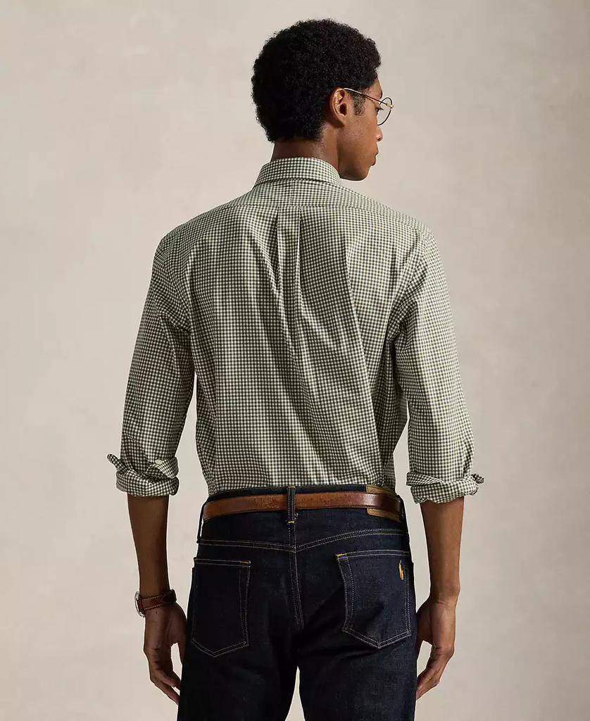 Men's Classic-Fit Plaid Stretch Poplin Shirt - Luna BR wear co.