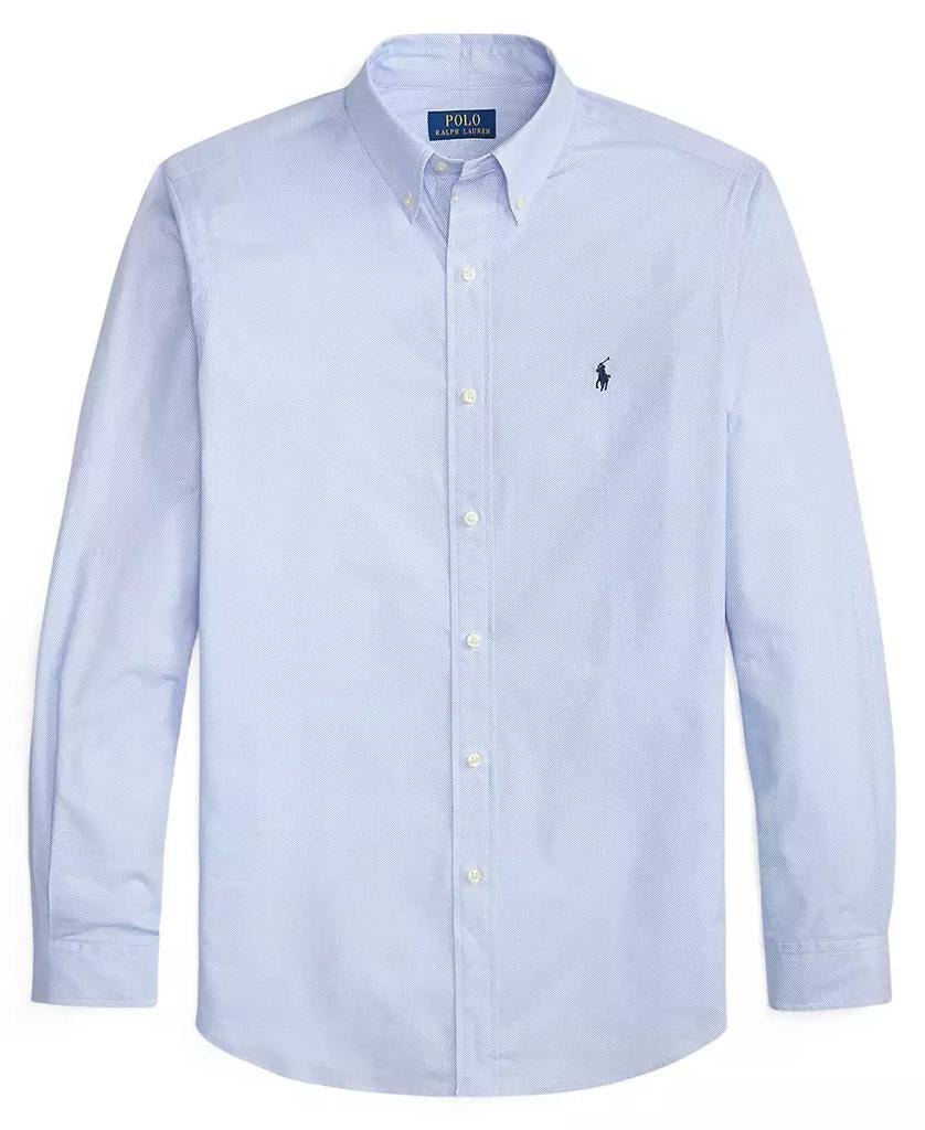 Men's Classic-Fit Plaid Stretch Poplin Shirt - Luna BR wear co.