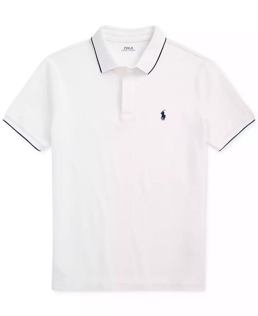 Men's Classic-Fit Stretch Oxford Mesh Polo Shirt - Luna BR wear co.