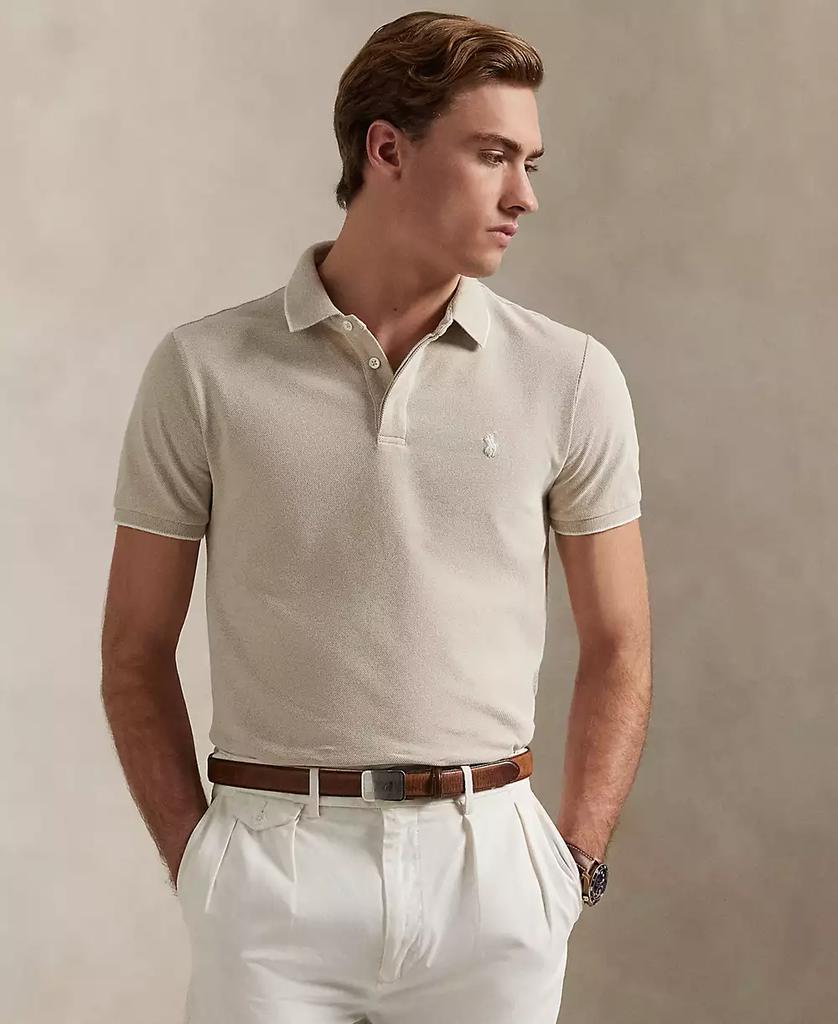 Men's Classic-Fit Stretch Oxford Mesh Polo Shirt - Luna BR wear co.