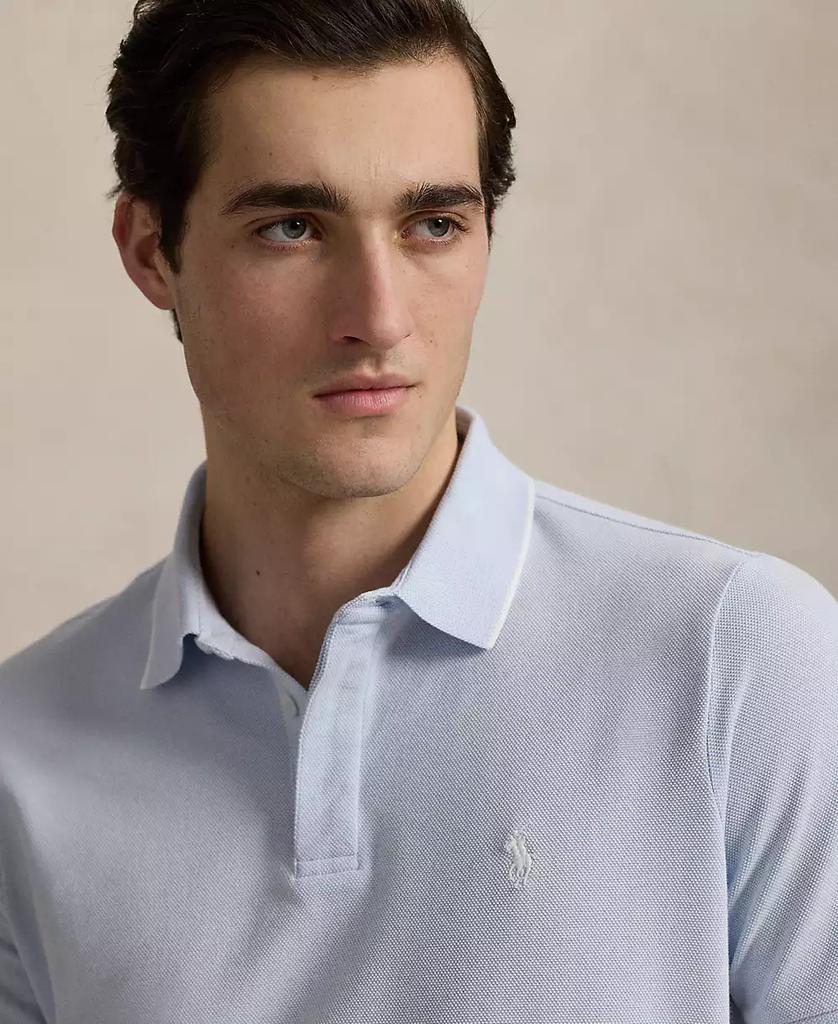 Men's Classic-Fit Stretch Oxford Mesh Polo Shirt - Luna BR wear co.