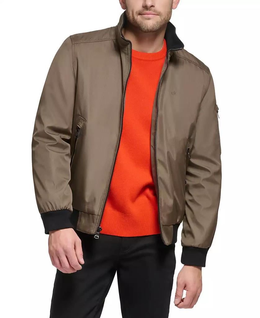 Men's Classic Zip-Front Ripstop Bomber Jacket - Luna BR wear co.