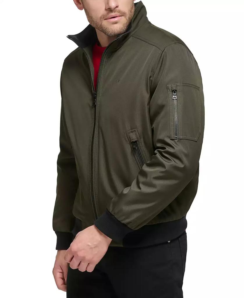 Men's Classic Zip-Front Ripstop Bomber Jacket - Luna BR wear co.