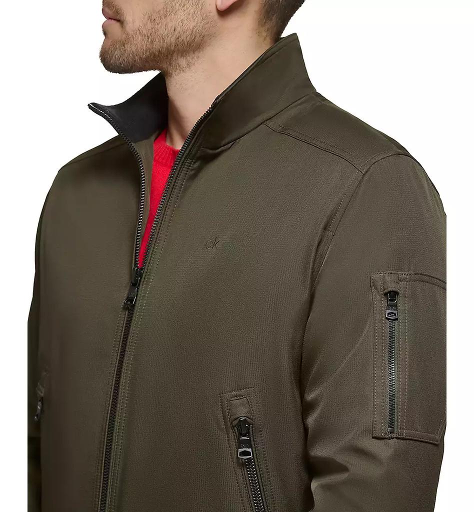 Men's Classic Zip-Front Ripstop Bomber Jacket - Luna BR wear co.