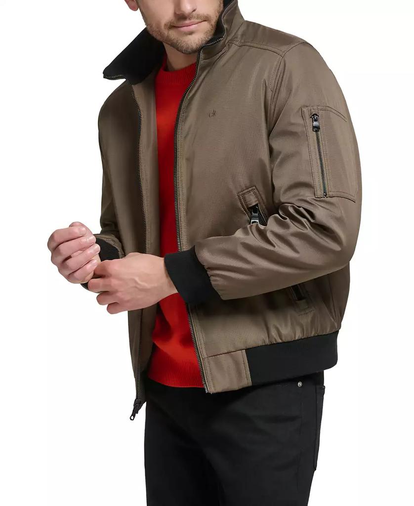 Men's Classic Zip-Front Ripstop Bomber Jacket - Luna BR wear co.