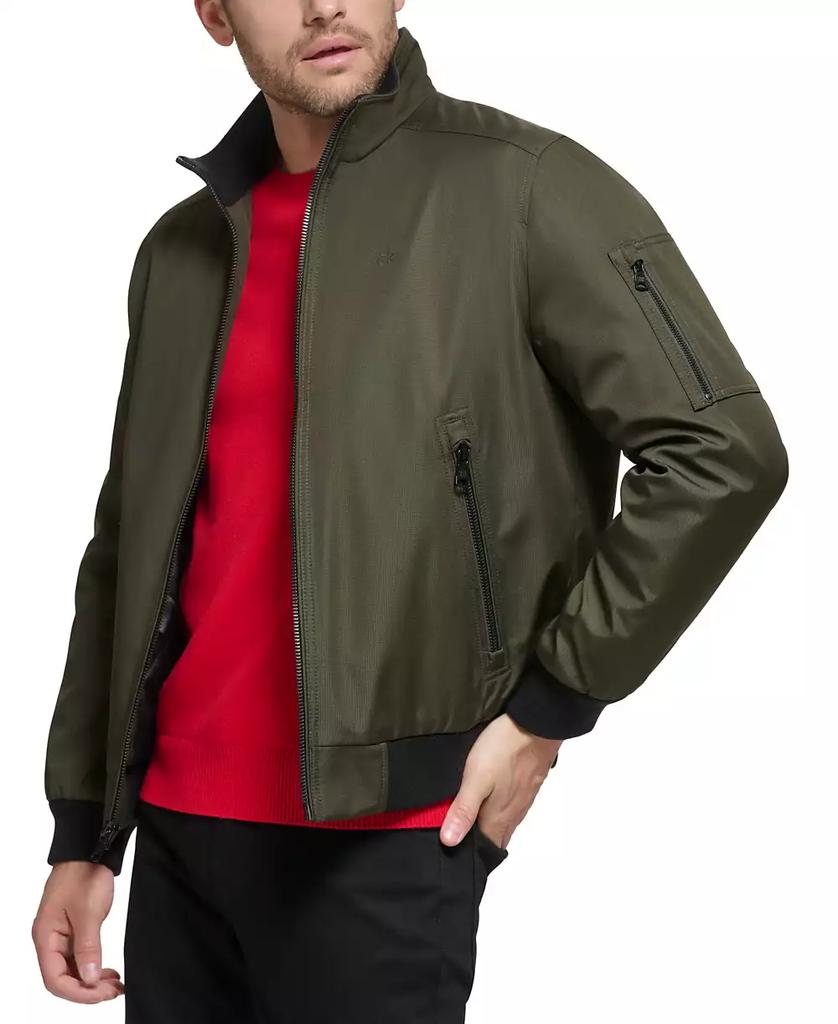 Men's Classic Zip-Front Ripstop Bomber Jacket - Luna BR wear co.