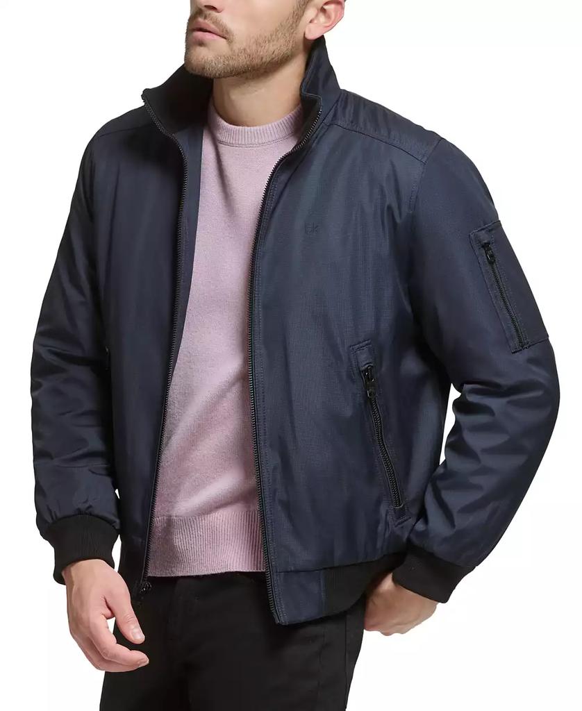 Men's Classic Zip-Front Ripstop Bomber Jacket - Luna BR wear co.
