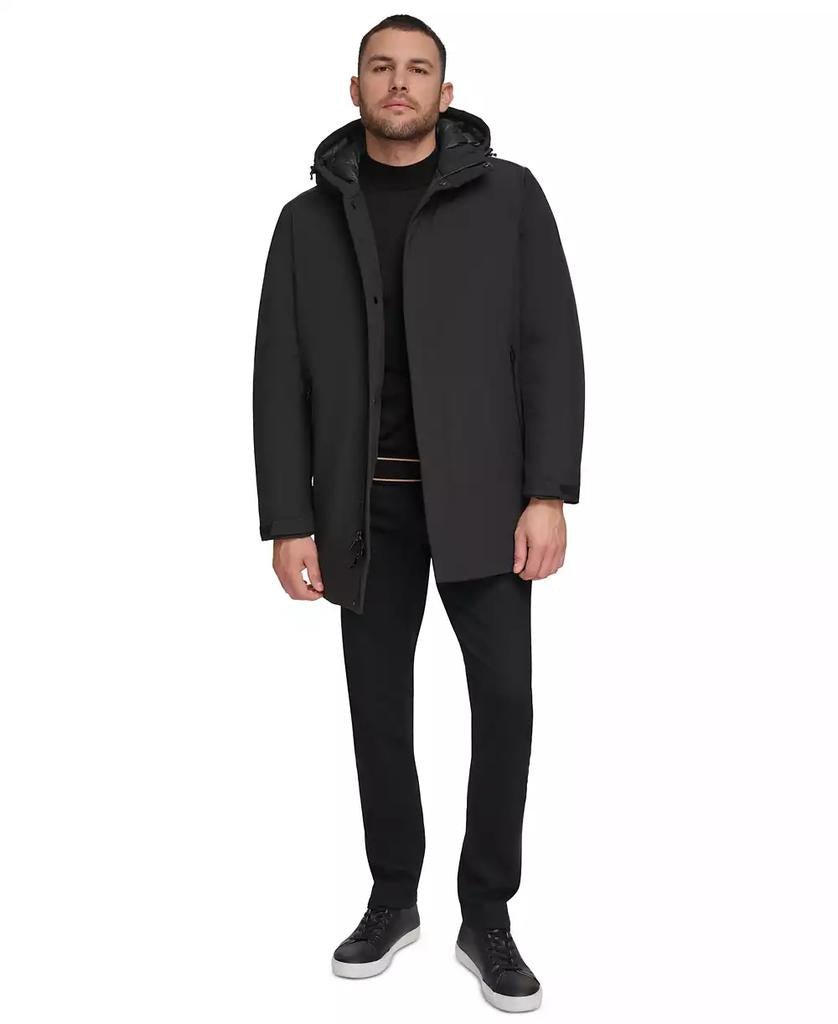 Men's Flextech Stretch Water-Resistant Hooded Stadium Jacket - Luna BR wear co.
