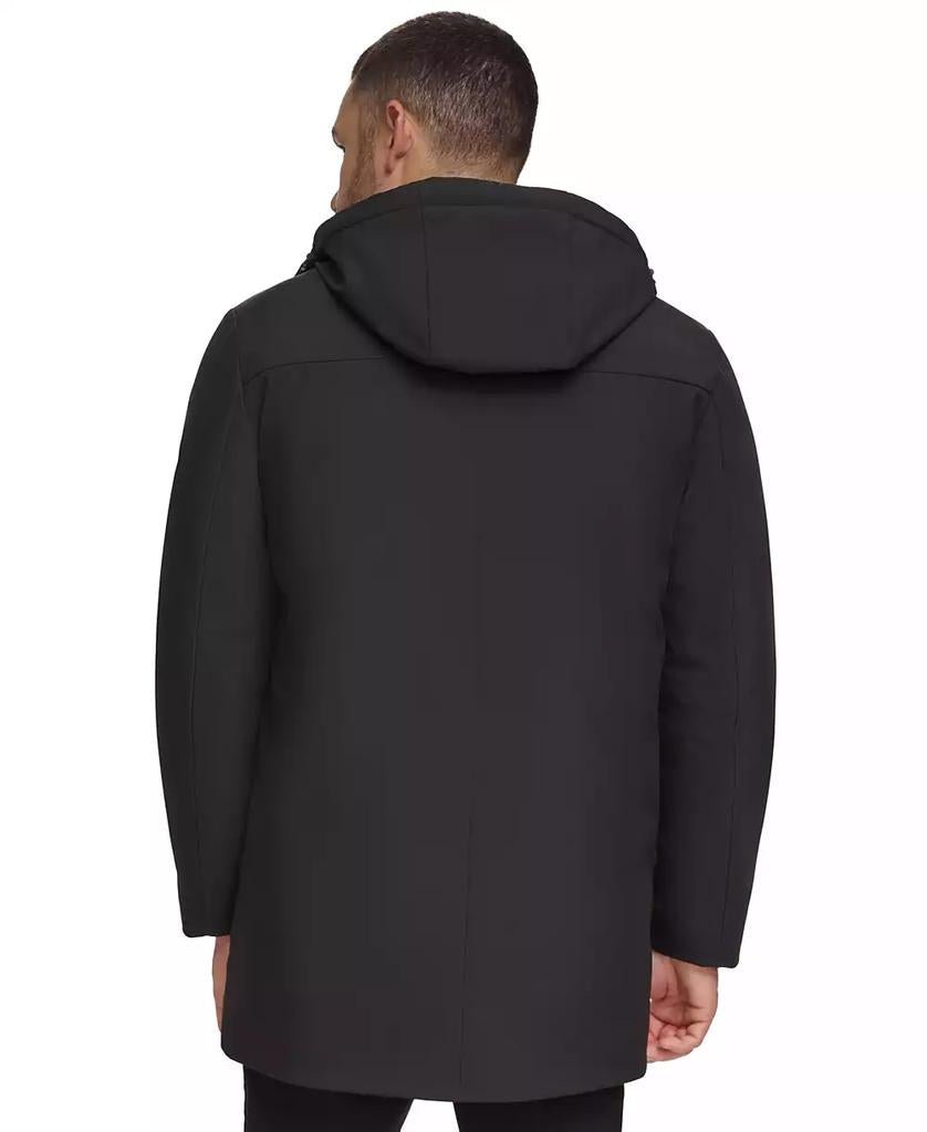 Men's Flextech Stretch Water-Resistant Hooded Stadium Jacket - Luna BR wear co.