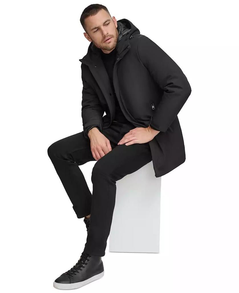 Men's Flextech Stretch Water-Resistant Hooded Stadium Jacket - Luna BR wear co.