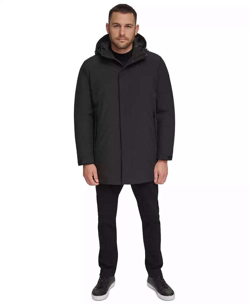 Men's Flextech Stretch Water-Resistant Hooded Stadium Jacket - Luna BR wear co.