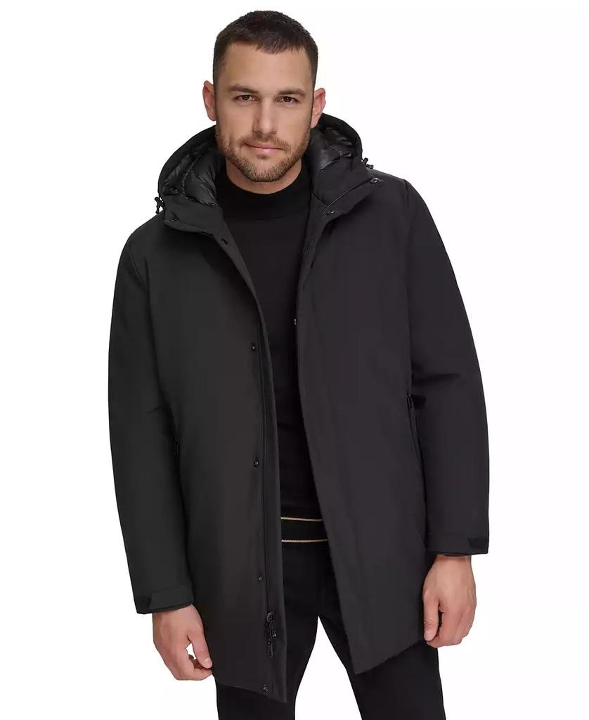 Men's Flextech Stretch Water-Resistant Hooded Stadium Jacket - Luna BR wear co.