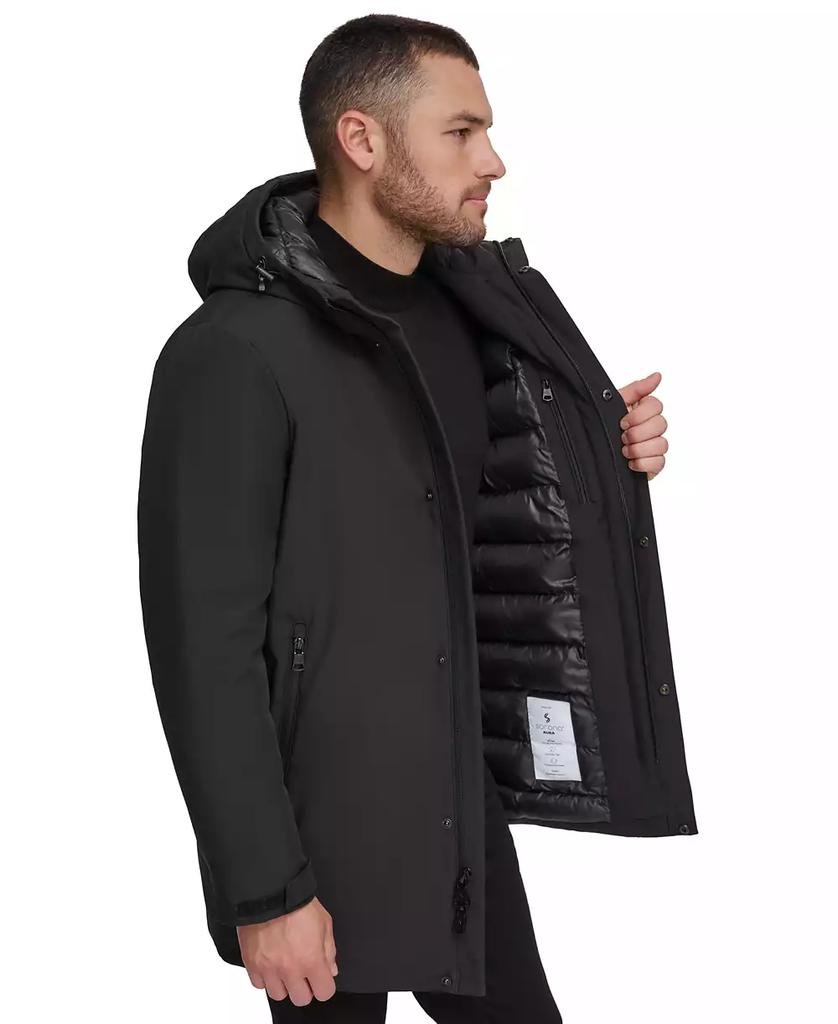 Men's Flextech Stretch Water-Resistant Hooded Stadium Jacket - Luna BR wear co.
