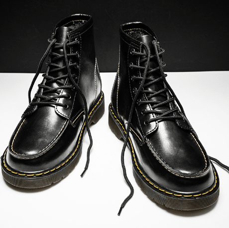 Men's High-Top Cowhide Martin Trendy Tooling Boots - Luna BR wear co.