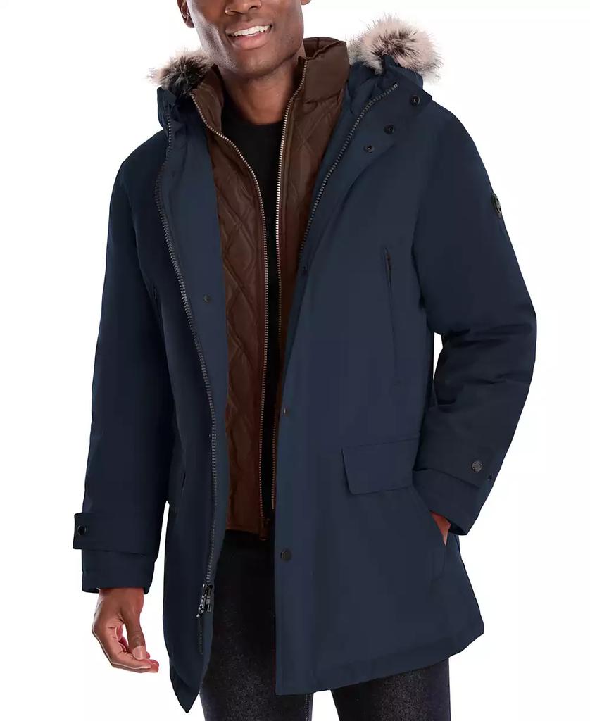 Men's Hooded Bib Snorkel Parka Coat, Created for Macy's - Luna BR wear co.