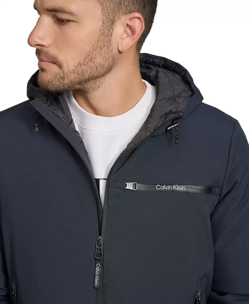 Men's Infinite Stretch Water-Resistant Hooded Jacket - Luna BR wear co.