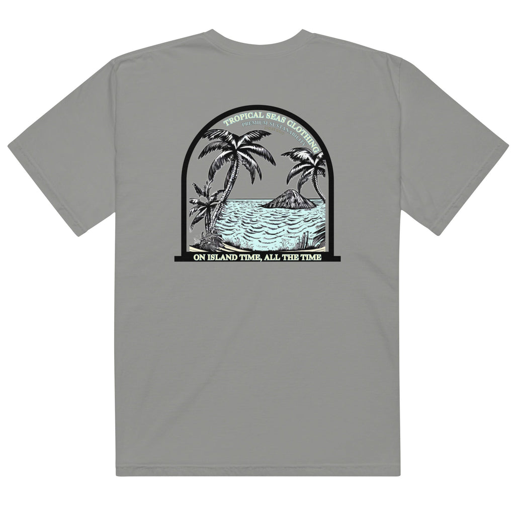 Men’s Island Time, All the Time Heavyweight T-Shirt - Luna BR wear co.