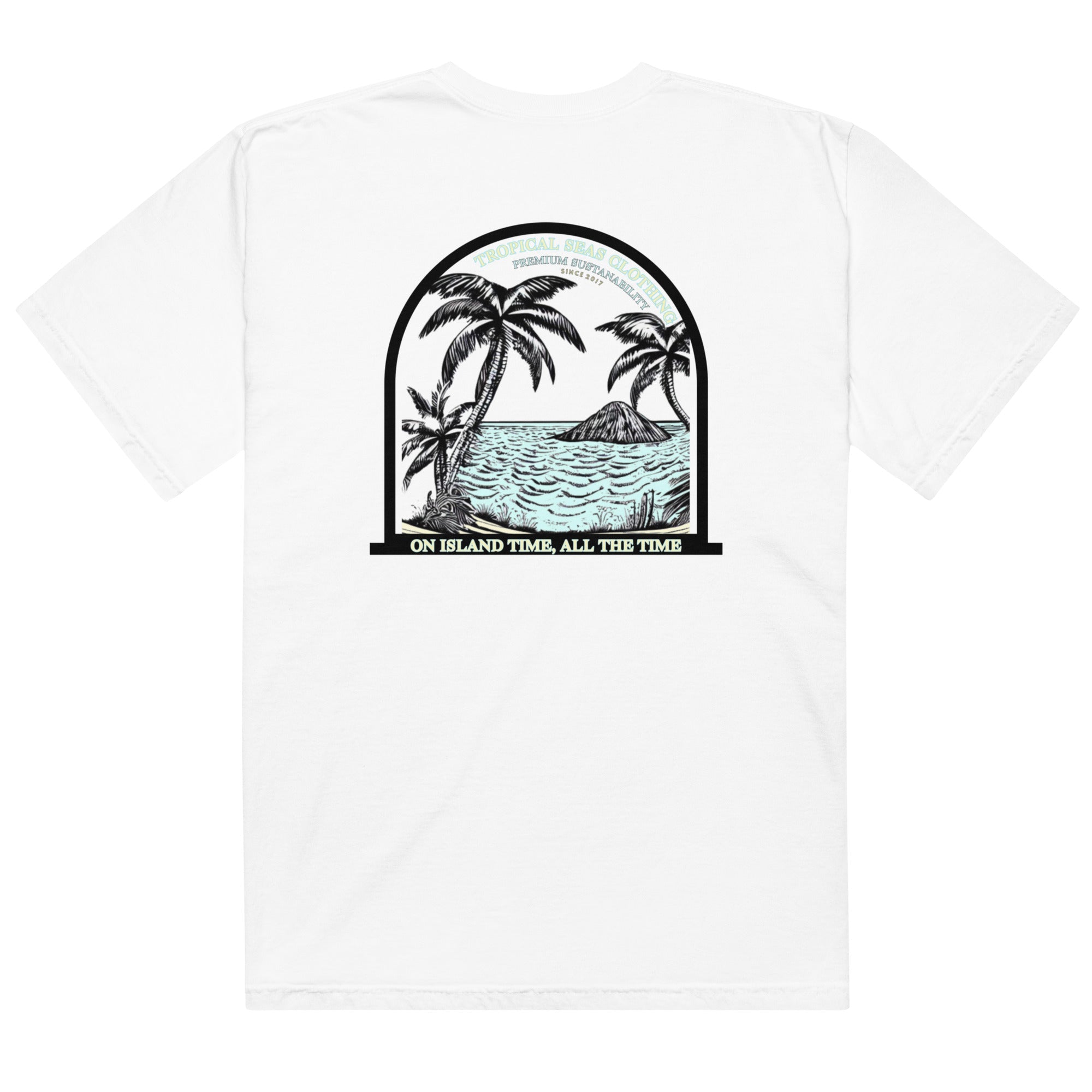 Men’s Island Time, All the Time Heavyweight T-Shirt - Luna BR wear co.