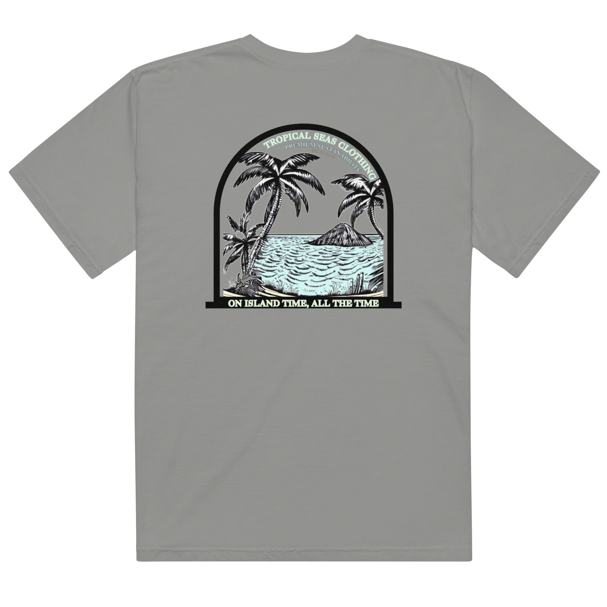 Men’s Island Time, All the Time Heavyweight T-Shirt - Luna BR wear co.