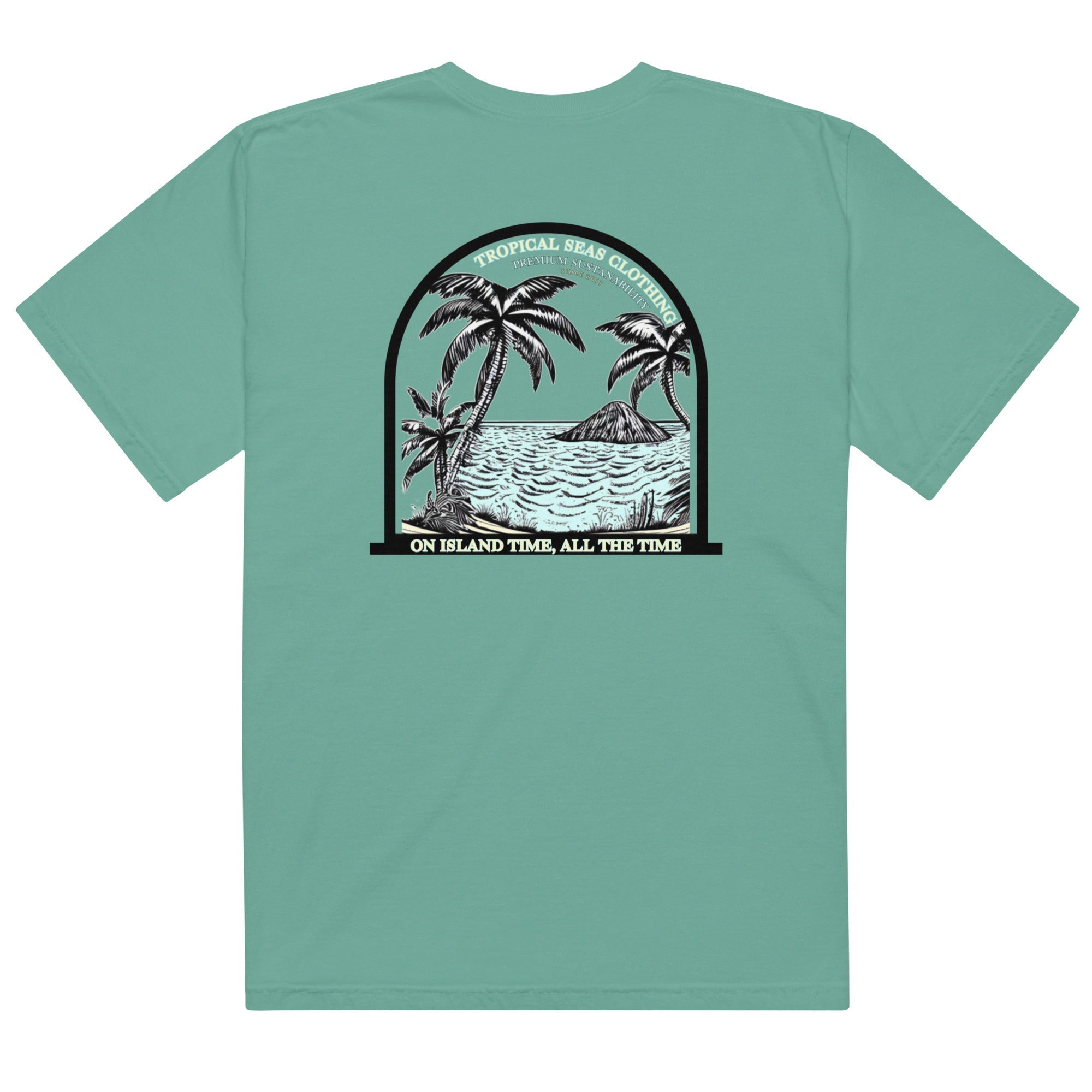 Men’s Island Time, All the Time Heavyweight T-Shirt - Luna BR wear co.