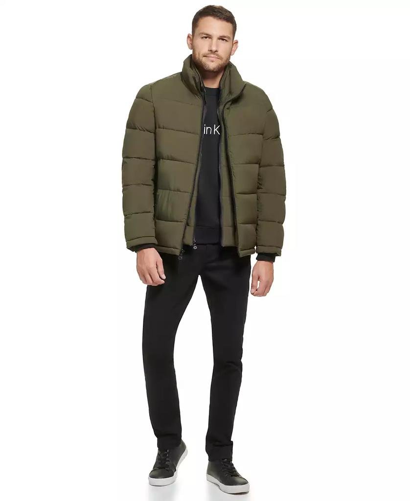 Men's Puffer With Set In Bib Detail, Created for Macy's - Luna BR wear co.