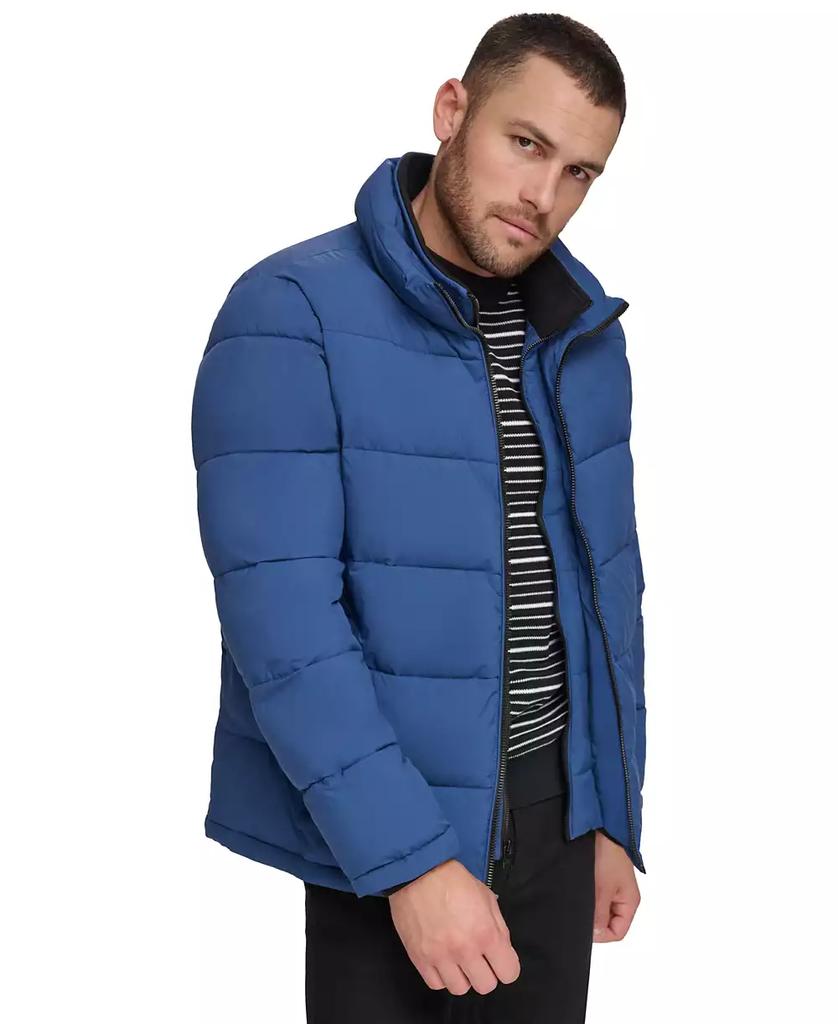 Men's Puffer With Set In Bib Detail, Created for Macy's - Luna BR wear co.