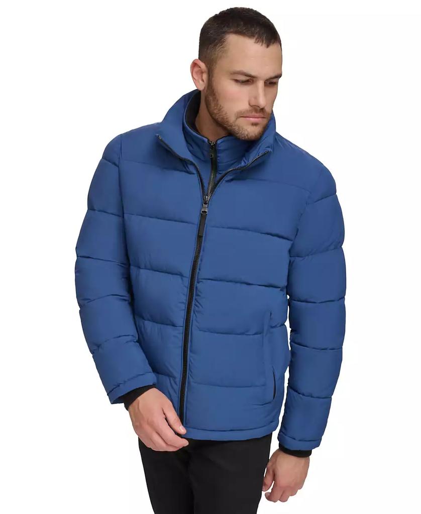 Men's Puffer With Set In Bib Detail, Created for Macy's - Luna BR wear co.