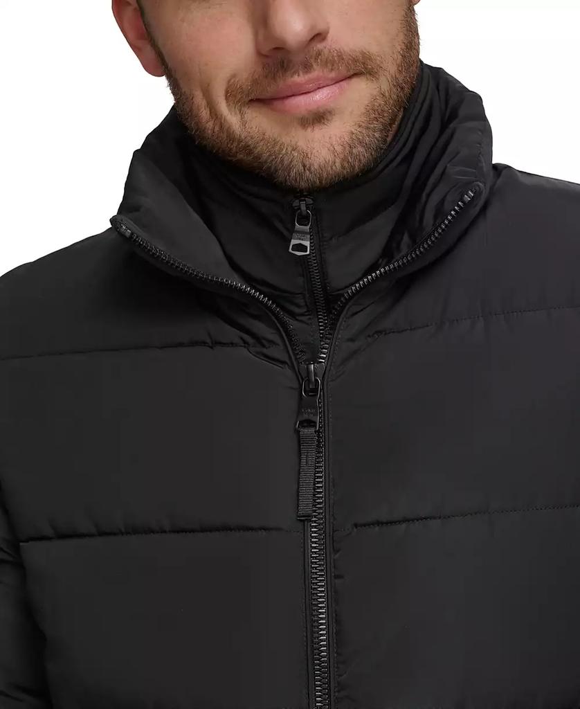 Men's Puffer With Set In Bib Detail, Created for Macy's - Luna BR wear co.