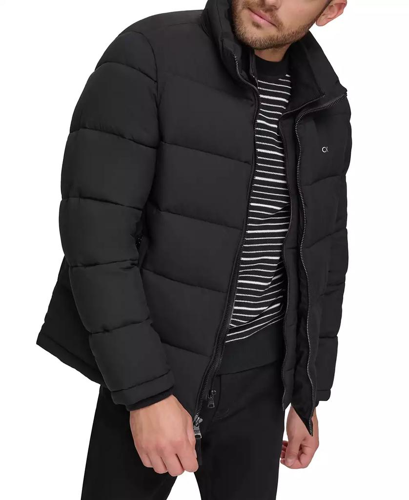 Men's Puffer With Set In Bib Detail, Created for Macy's - Luna BR wear co.