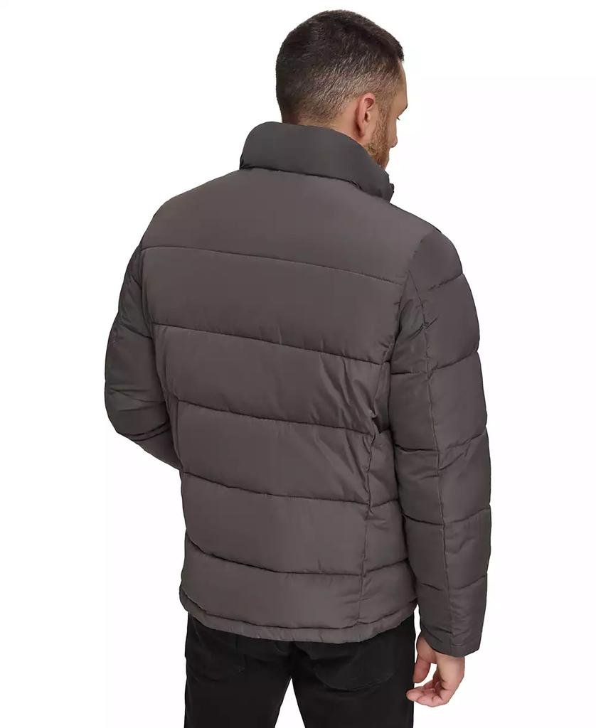 Men's Puffer With Set In Bib Detail, Created for Macy's - Luna BR wear co.