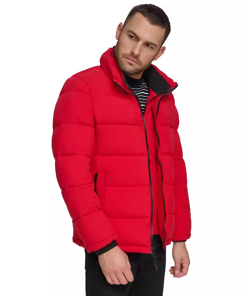 Men's Puffer With Set In Bib Detail, Created for Macy's - XIOR LUXE