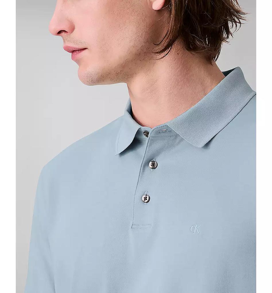 Men's Regular-Fit Smooth Cotton Monogram Logo Polo Shirt - Luna BR wear co.