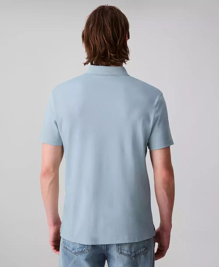 Men's Regular-Fit Smooth Cotton Monogram Logo Polo Shirt - Luna BR wear co.