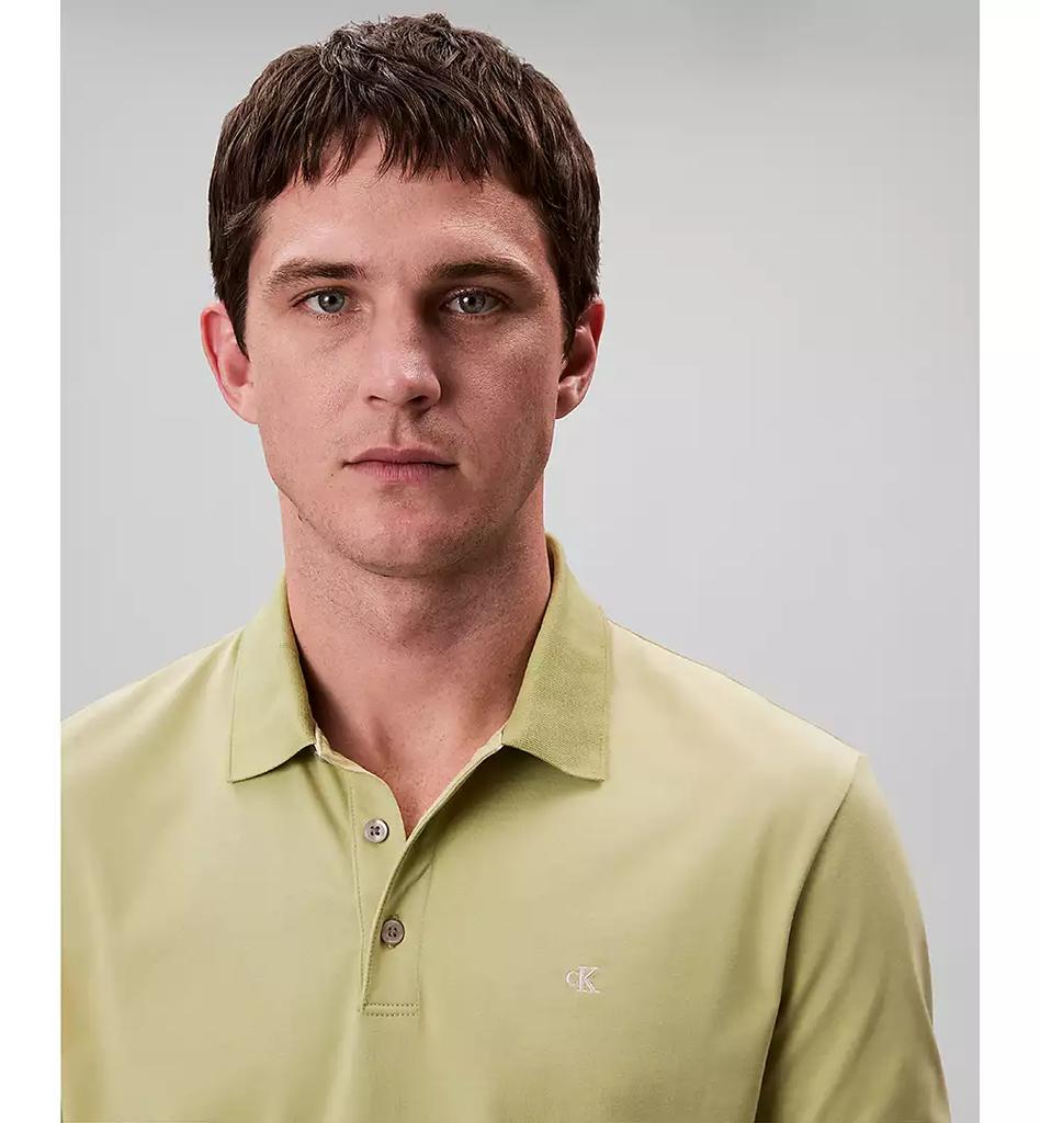 Men's Regular-Fit Smooth Cotton Monogram Logo Polo Shirt - Luna BR wear co.