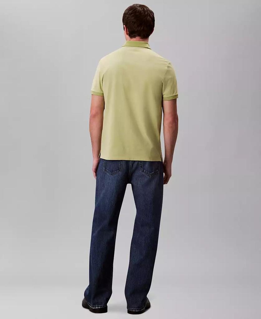 Men's Regular-Fit Smooth Cotton Monogram Logo Polo Shirt - Luna BR wear co.