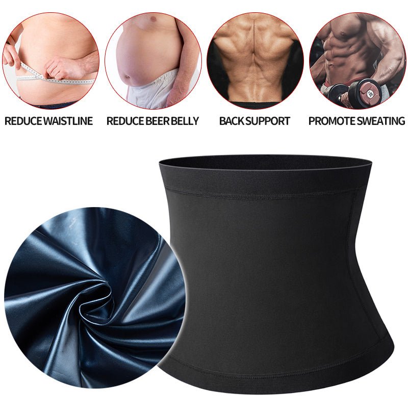 Men's Sauna Body Shaper Waist Trainer Slimming Belt - Luna BR wear co.