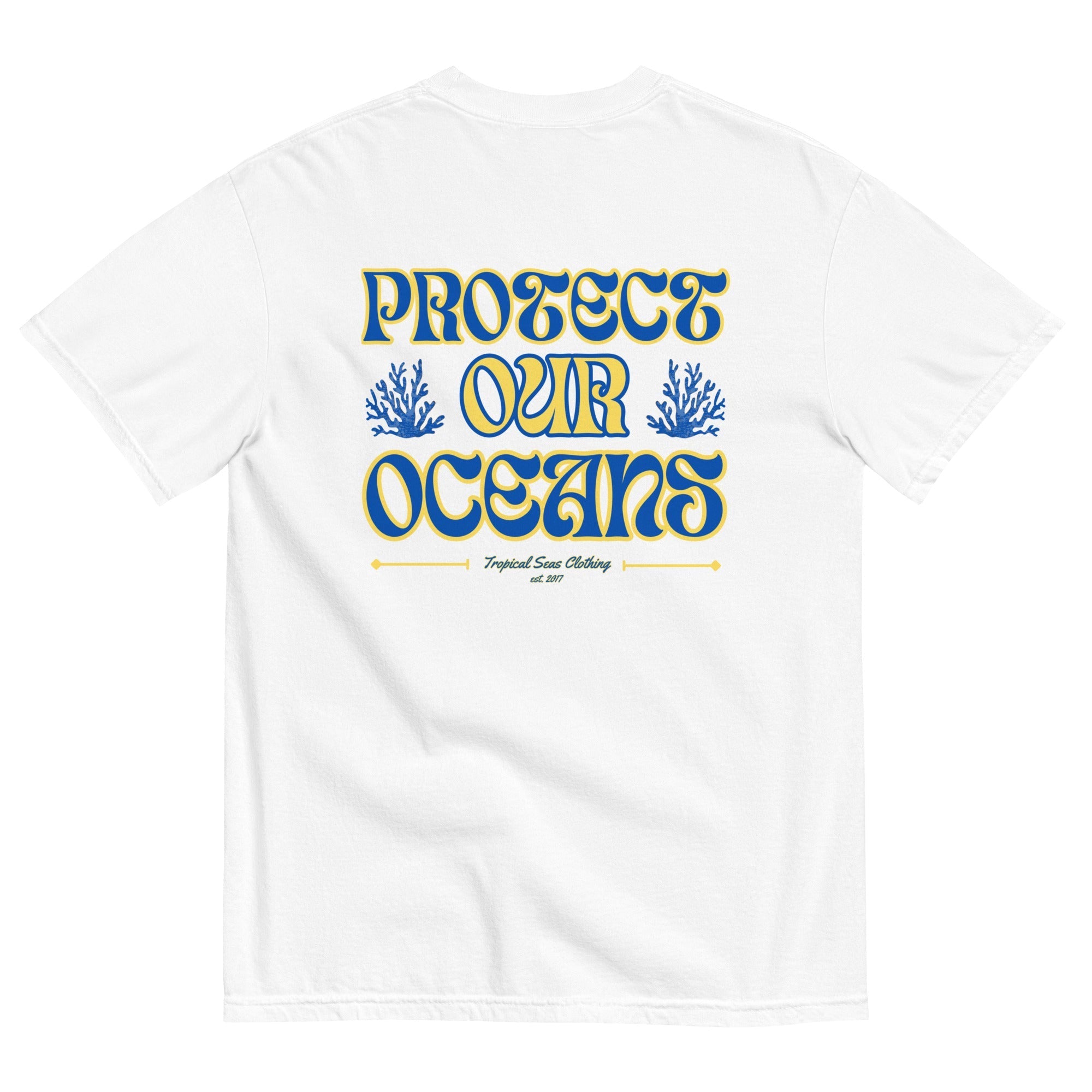 Men’s Save Our Oceans Heavyweight T-shirt - Luna BR wear co.