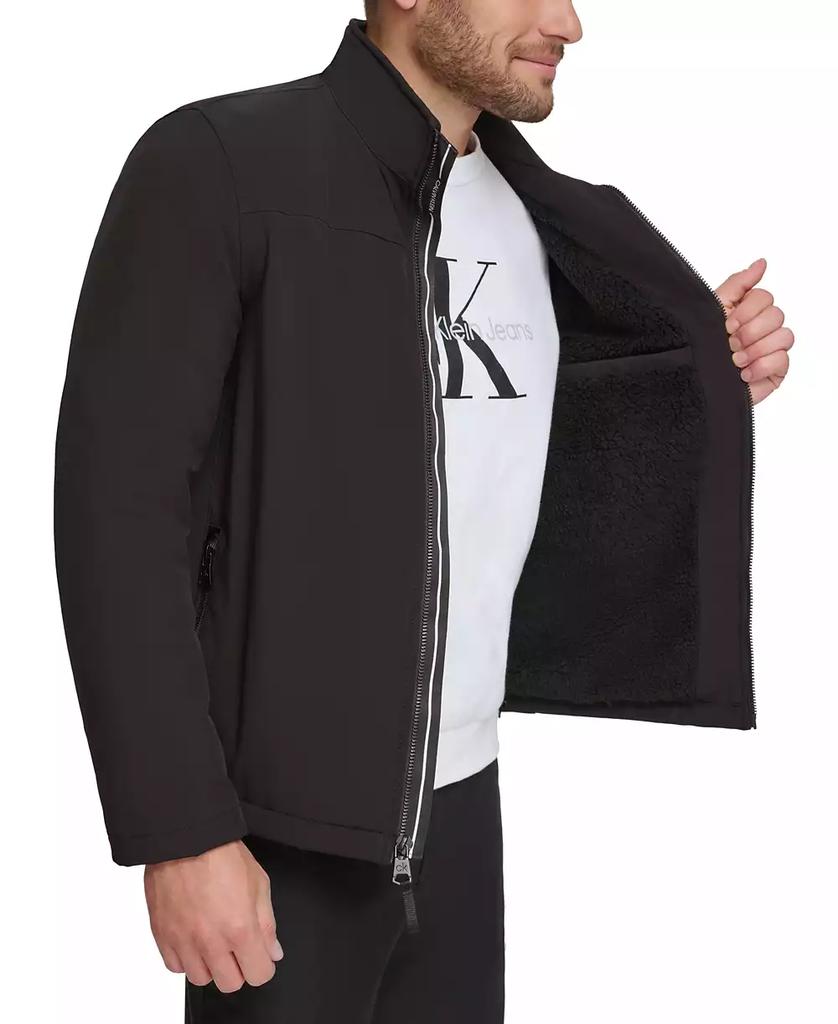 Men's Sherpa Lined Classic Soft Shell Jacket - Luna BR wear co.