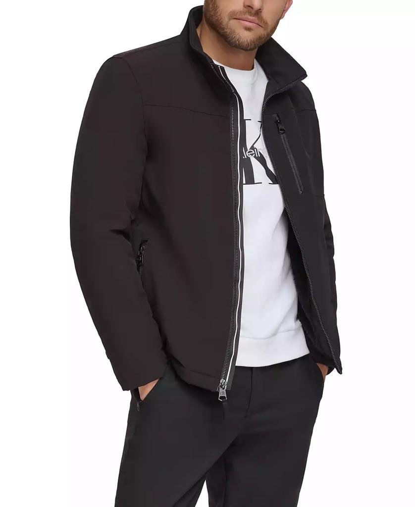 Men's Sherpa Lined Classic Soft Shell Jacket - Luna BR wear co.