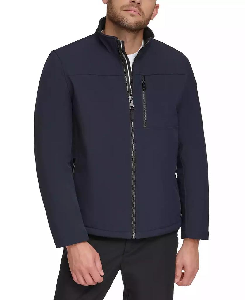 Men's Sherpa Lined Classic Soft Shell Jacket - Luna BR wear co.