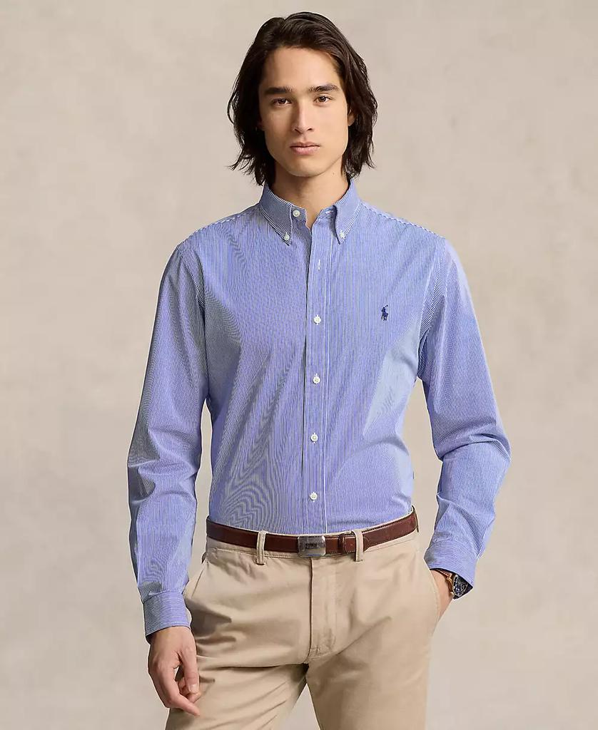 Men's Slim-Fit Stretch Poplin Shirt - Luna BR wear co.