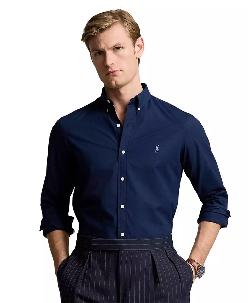 Men's Slim-Fit Stretch Poplin Shirt - Luna BR wear co.