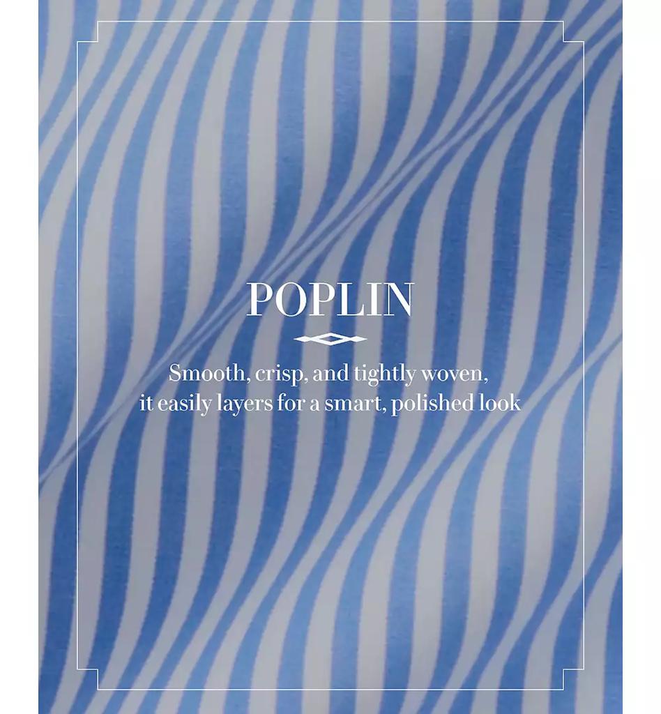 Men's Slim-Fit Stretch Poplin Shirt - Luna BR wear co.