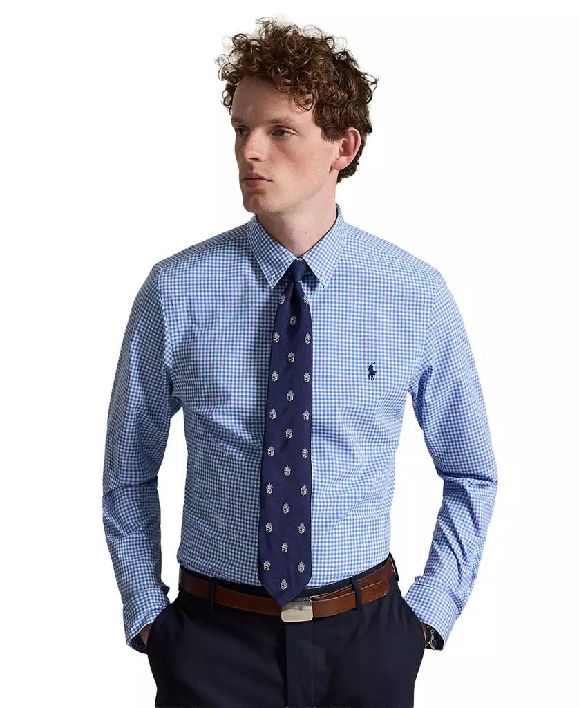 Men's Slim-Fit Stretch Poplin Shirt - Luna BR wear co.